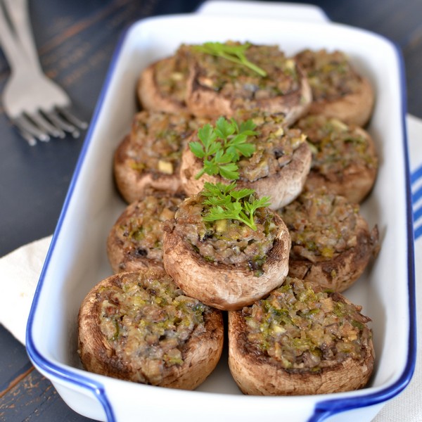Recette Champignons farcis Magazine Omnicuiseur