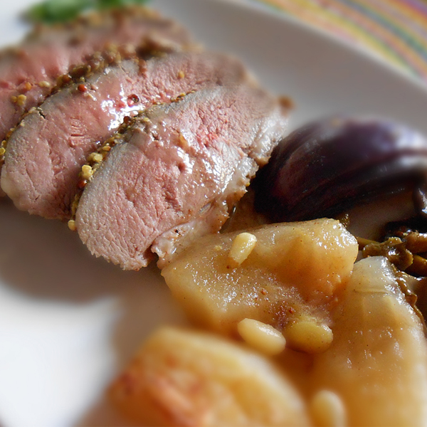 Recette Magret De Canard A La Moutarde A L Ancienne Aux Deux