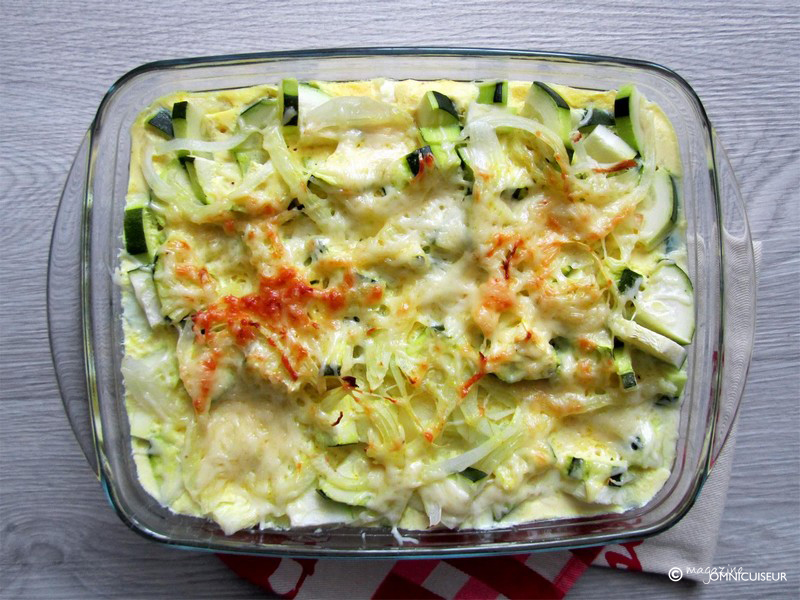 Recette Clafoutis de courgettes au curry - Magazine Omnicuiseur