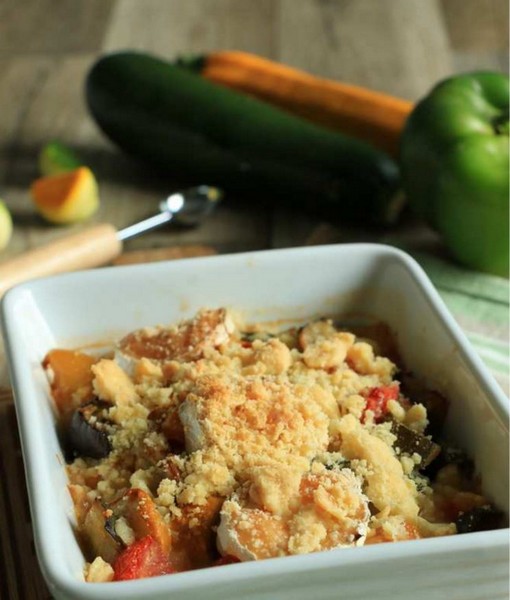 crumble ratatouille cuisson douce