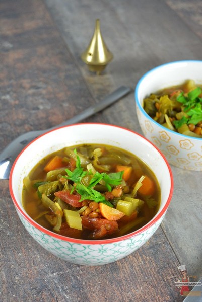 soupe marocaine legumes lentilles