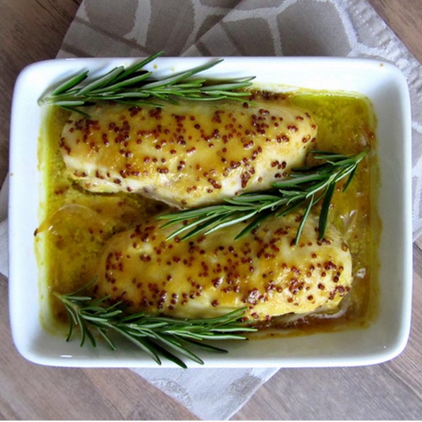 Filets De Poulet à La Moutarde Et Au Miel