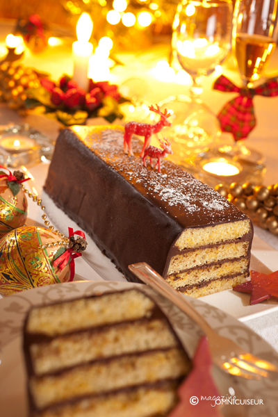 Bûche de Noël à l'Omnicuiseur