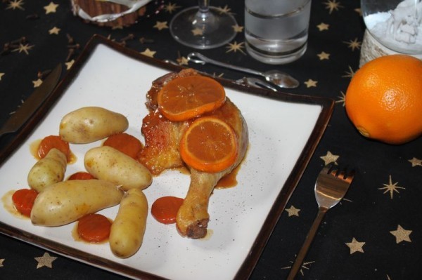 Canard à l'orange et aux épices de Noël à L'Omnicuiseur