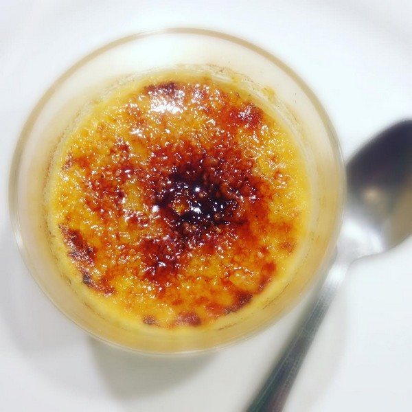 Crème brûlée au foie gras pour Noël