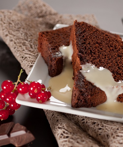 Gâteau chocolat sans gluten (réduit en sucre) - Recette Cake