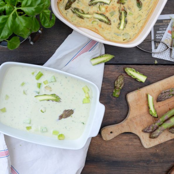 Une recette aux asperges et vegan