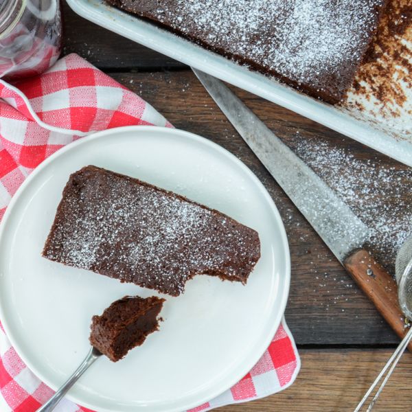 Un gâteau moelleux au chocolat