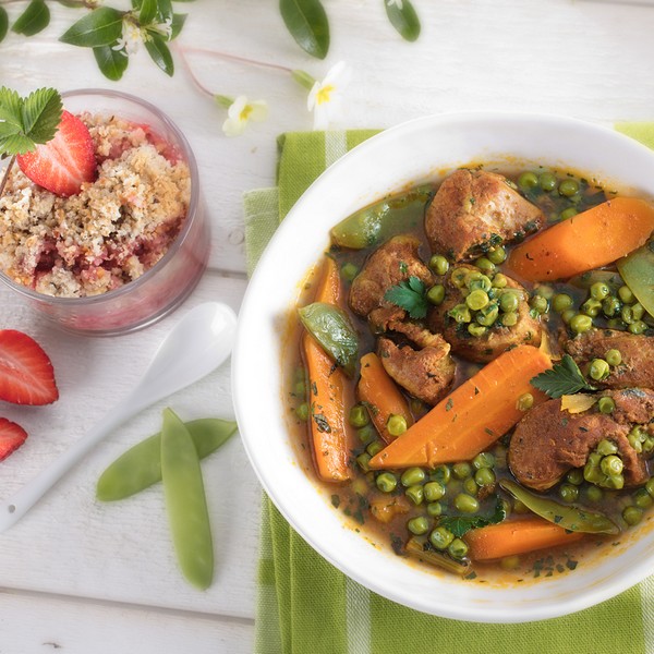 Un plat combiné pour Pâques à la cuisson vapeur douce