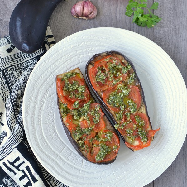 Une recette d'aubergines rôties à l'omnicuiseur