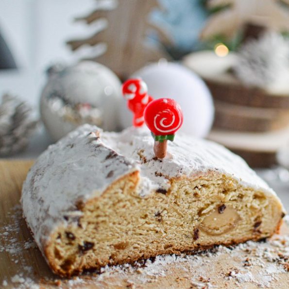 Un dessert de Noël de Stollen