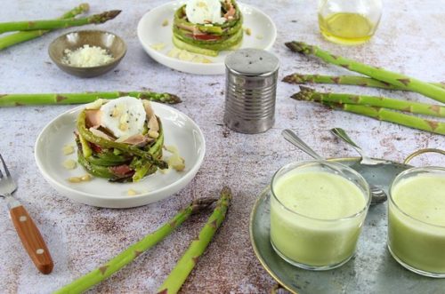 Une recette à l'omnicuiseur avec des asperges