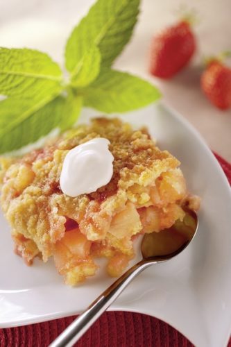 Un crumble au fruit à l'omnicuiseur