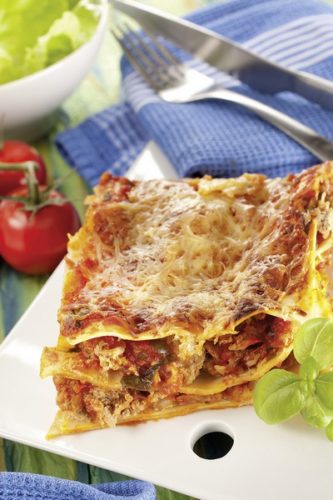 Des lasagnes à basse température