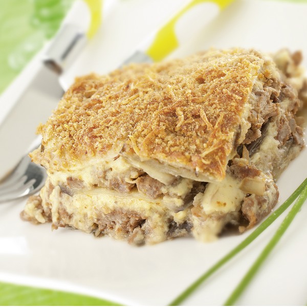 Une moussaka cuite à basse température