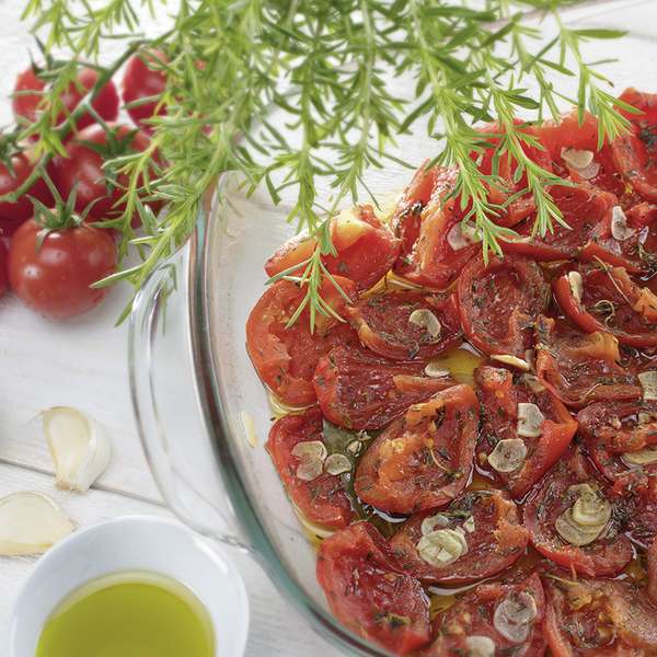 Tomates semi-séchées à l'huile d'olive