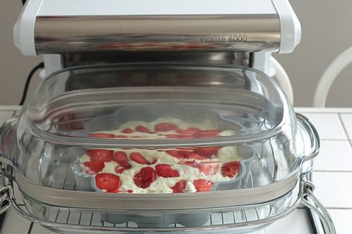 recette flan pistache fraises basse temperature