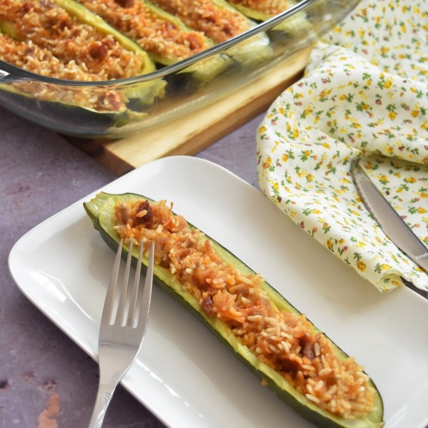 courgettes farcies riz chorizo recette omnicuiseur