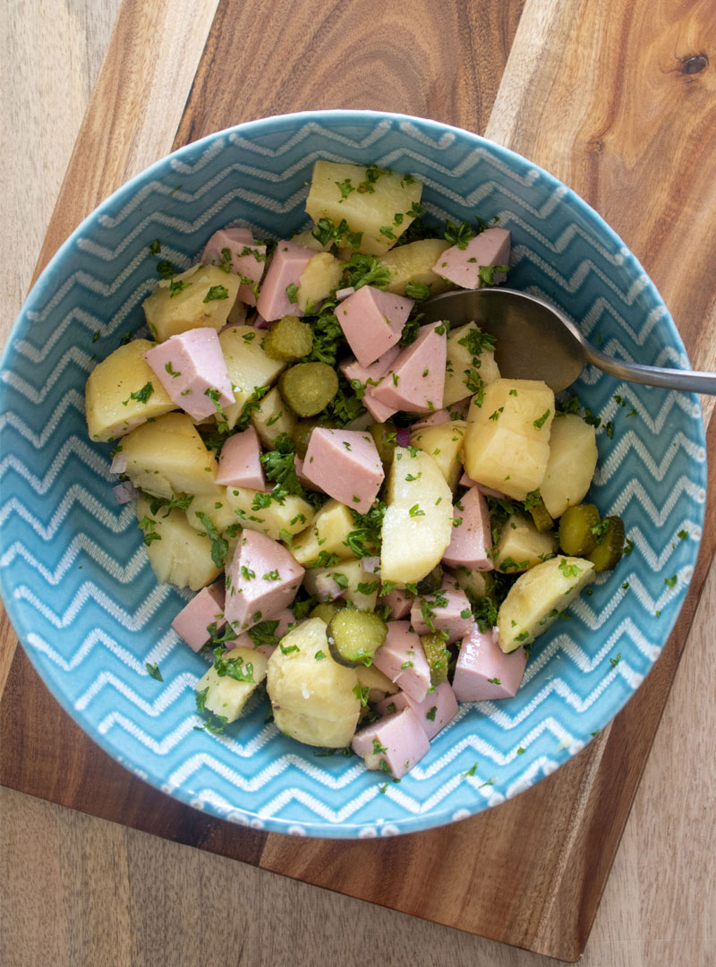 Salade de pommes de terre alsacienne