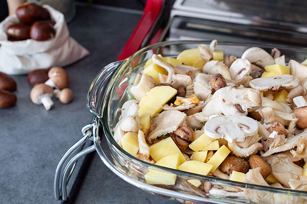 Recette Velout de champignons aux ch taignes Magazine Omnicuiseur